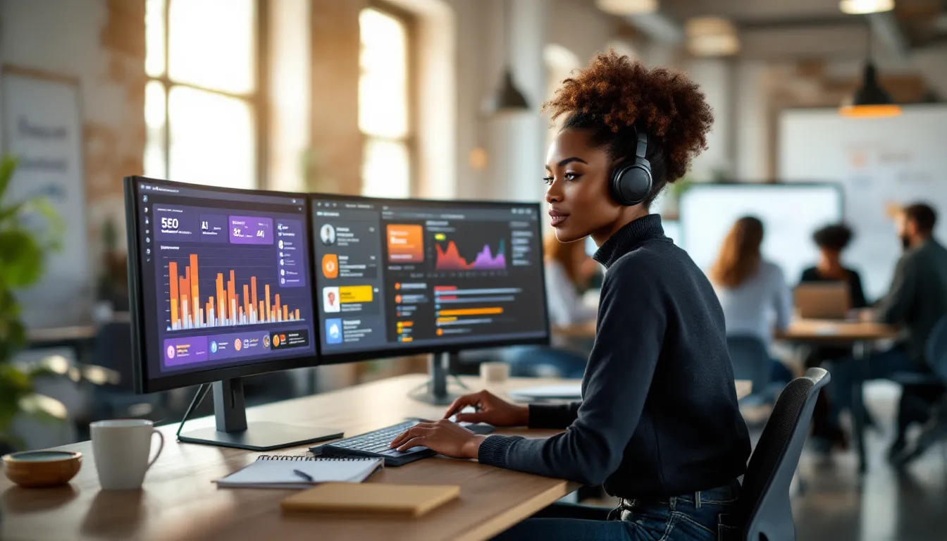 Content marketer using AI tools for blog, SEO, email, social, and chat.