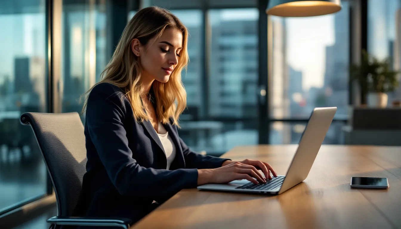 B2B marketing team mapping ICPs and outcome-focused messaging in a modern office.